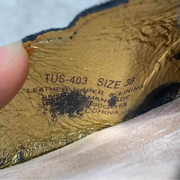 Alegria TUS-403 Women's Tuscany Leopard Print Mules Black Gold Size 8 - Picture 8 of 11